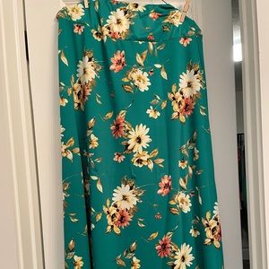Green XL Agnes & Dora Maxi Shirt